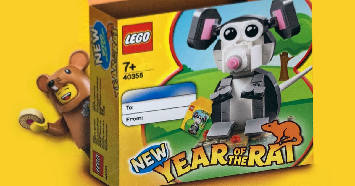 Lego year of the rat hot sale