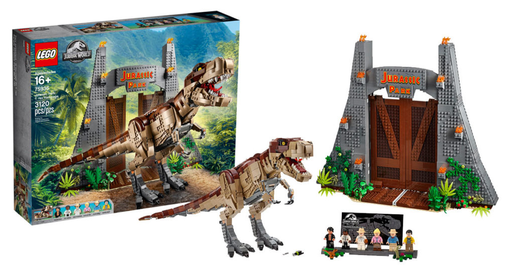 Brickfinder - LEGO Jurassic Park T-Rex Rampage (75936) Roars Into ...