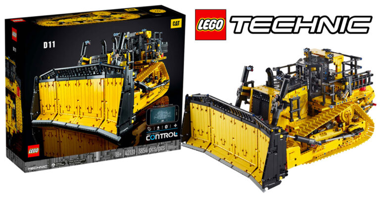 Brickfinder - LEGO Technic App-Controlled CAT D11 Bulldozer 42131 First ...