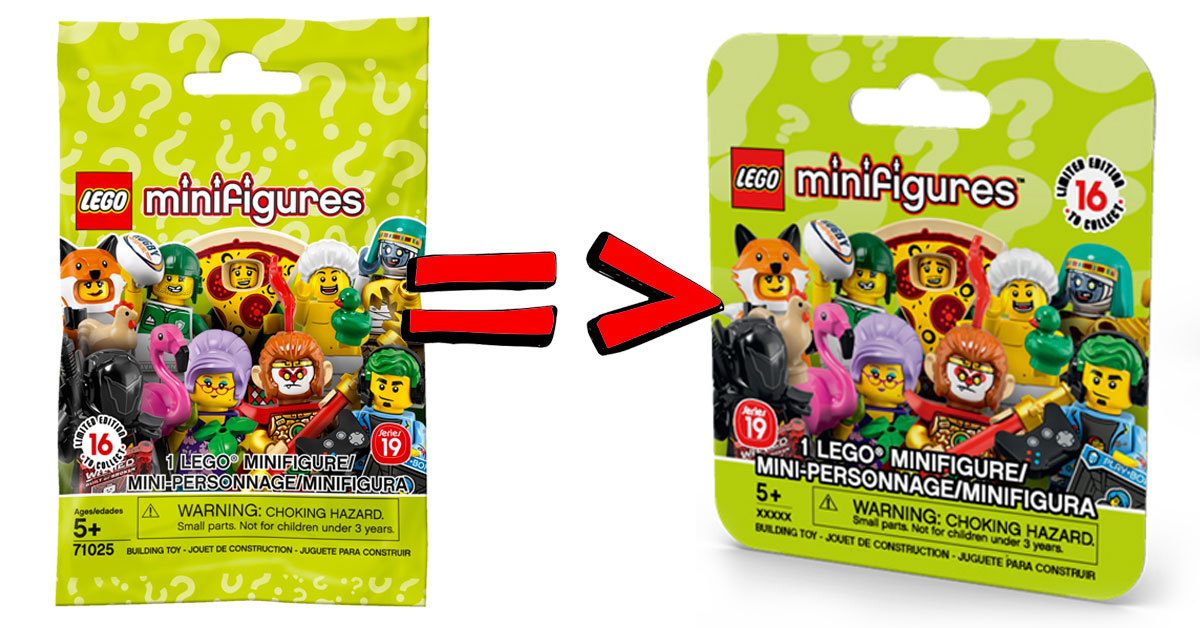 Brickfinder - New LEGO CMF Packaging Marks The End of An Era