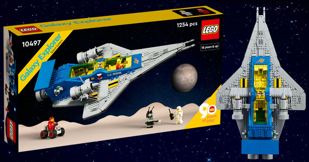 Brickfinder - Blast into The Past With The LEGO Galaxy Explorer 10497!