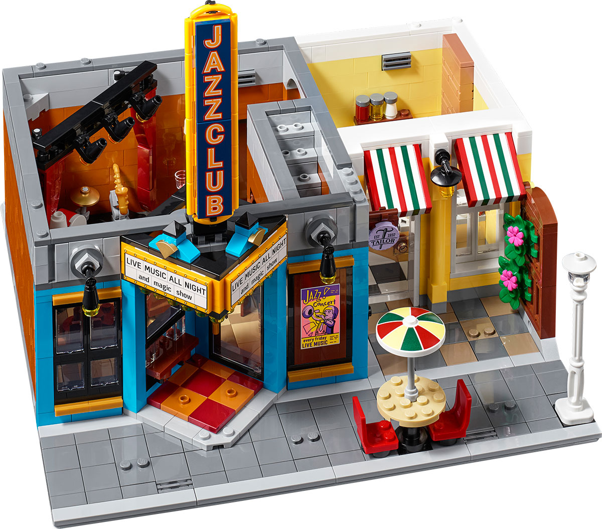 Brickfinder - LEGO Modular Jazz Club 10312 Officially Announced!